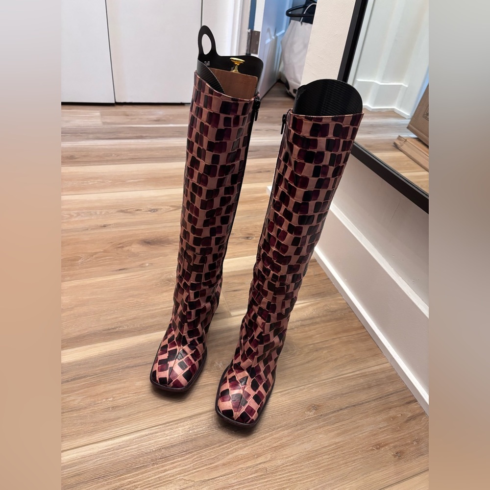 Anna Sui brown boots